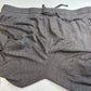 Logo Lounge Skinny Pants Sz Large Gray Pull On Stretch Soft Casual Lace Hem