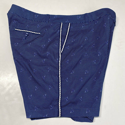 Lady Hagen Sailboat Golf Shorts Sz 16 Womens Novelty Print Blue White Casual EUC