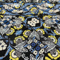 Vince Camuto Mini Dress Sz 6 Navy Blue Floral Tiered Ruffled Sleeve Tassels NEW