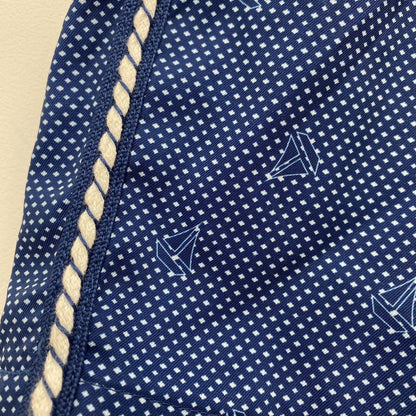 Lady Hagen Sailboat Golf Shorts Sz 16 Womens Novelty Print Blue White Casual EUC