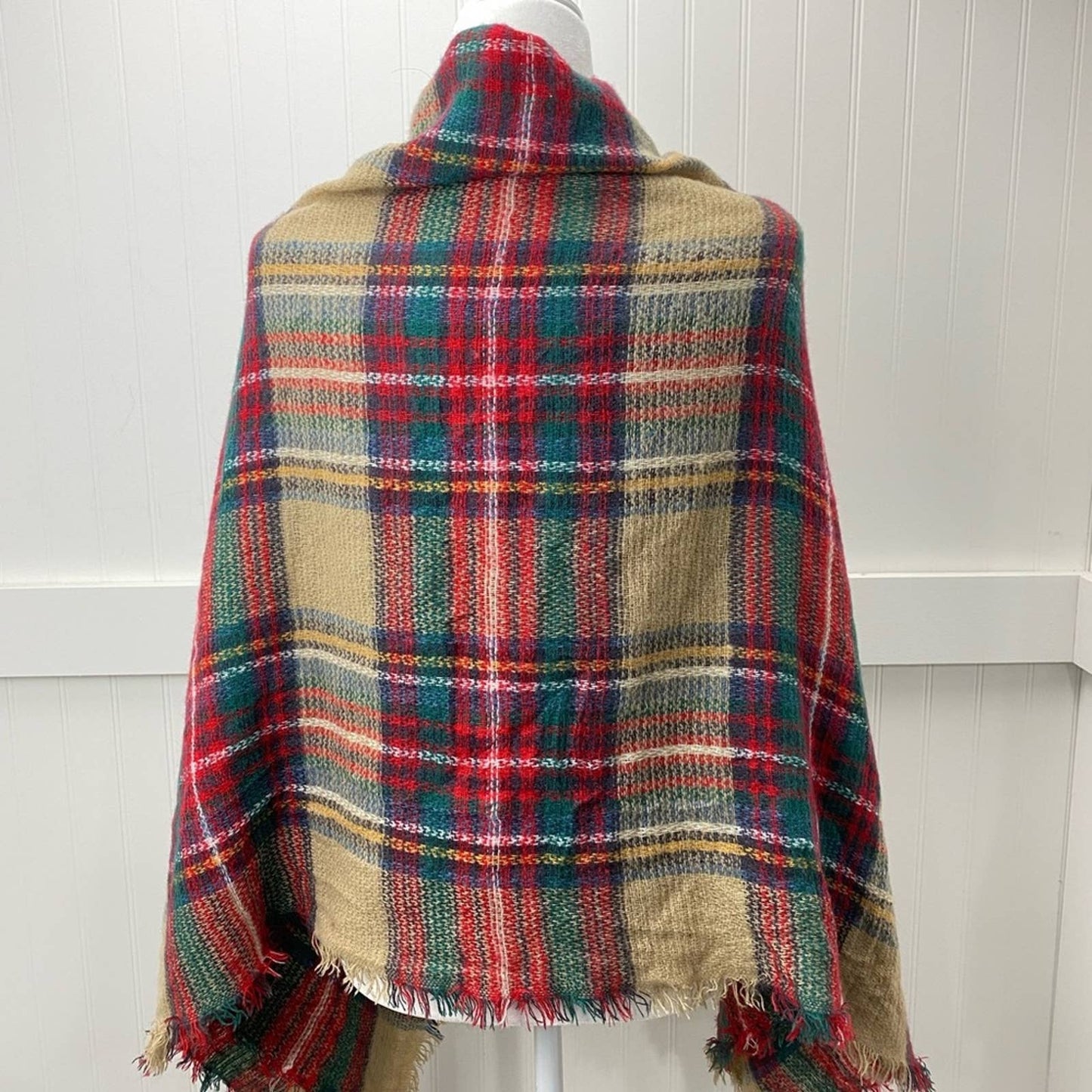 Plaid Blanket Scarf