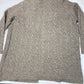 J. Jill Knit Cardigan Sz Medium Taupe/Brown Neutral Open Front Long Sweater EUC