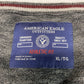 American Eagle Sweater Mens XL Gray V-Neck Athletic Fit Long Sleeve Knit Cotton