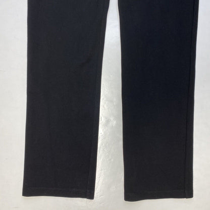 Betabrand Straight Dress Pant Yoga Pants Large Black Pull On Ponte Stretch EUC