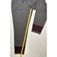 Logo Lounge Skinny Pants Sz Large Gray Pull On Stretch Soft Casual Lace Hem