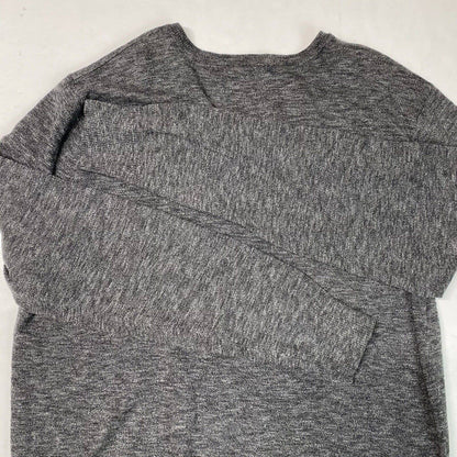 American Eagle Sweater Mens XL Gray V-Neck Athletic Fit Long Sleeve Knit Cotton