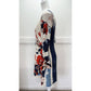 Maeve Anthousia Knit Floral Swing Dress Small Anthropologie Sweater Dress *Spot
