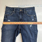 Silver Avery Skinny Jeans Sz 29 Curvy High Rise Stretch Denim Blue Distressed