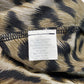 Poeme By Citron Layered Tunic Top Sz Medium Animal Print Split Back Tiered Long