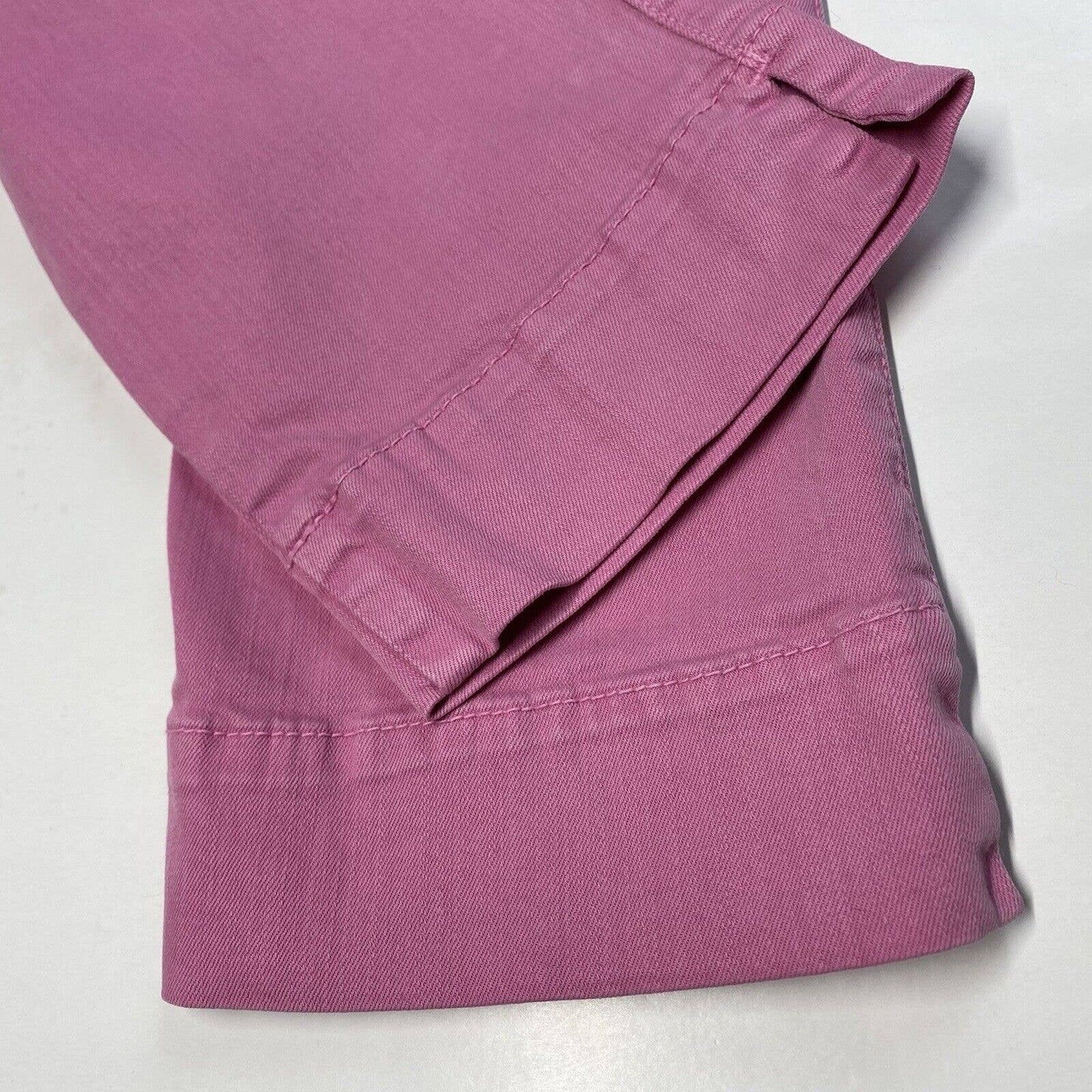CJ Cookie Johnson Mercy Crop Sz 25 Pink Midrise Stretch Denim Jean Capri USA
