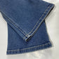 Chicos So Slimming Tapered Sz 00 (US 2) Midrise Denim Jeans Cheetah Print Jewels