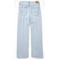 American Eagle Lowrise Baggy Wide Leg Skater Jean 16 Light Denim Distress NEW