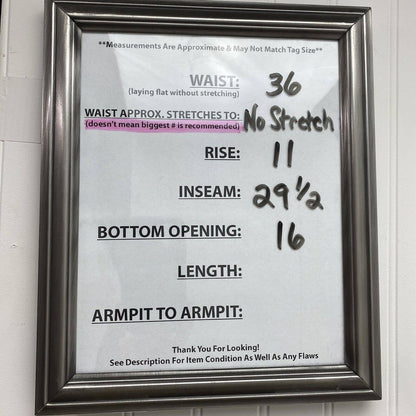 Denim & Supply Ralph Lauren Straight Leg Jeans Mens 36 100% Cotton Dark Wash