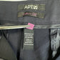 APT 9 Curvy Wide Trouser Leg 16 Navy Blue Stretch Dress Pants Career Plus NEW