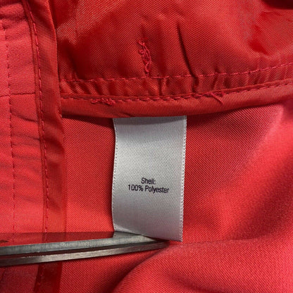 JLO Jennifer Lopez Pleated Shorts Sz 16 High Rise Neon Red/Pink Plus Size EUC