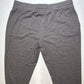 Logo Lounge Skinny Pants Sz Large Gray Pull On Stretch Soft Casual Lace Hem