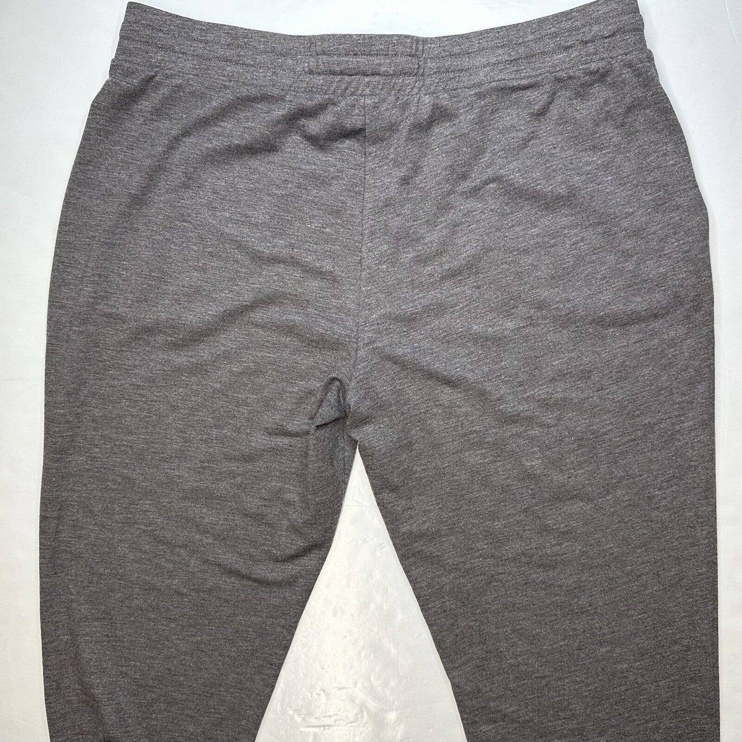 Logo Lounge Skinny Pants Sz Large Gray Pull On Stretch Soft Casual Lace Hem