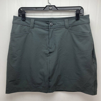 Eddie Bauer Active Skort Womens 8 Golf Tennis Gray Pockets Skirt/Shorts EUC
