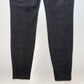 J. Jill 5 Pocket Leggings Sz 12 Womens Faded Black Stretch Denim Casual Jeans