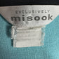 Exclusively Misook Tunic Tank Top Sz Medium Blue Aqua Stripes Sleeveless *Mark