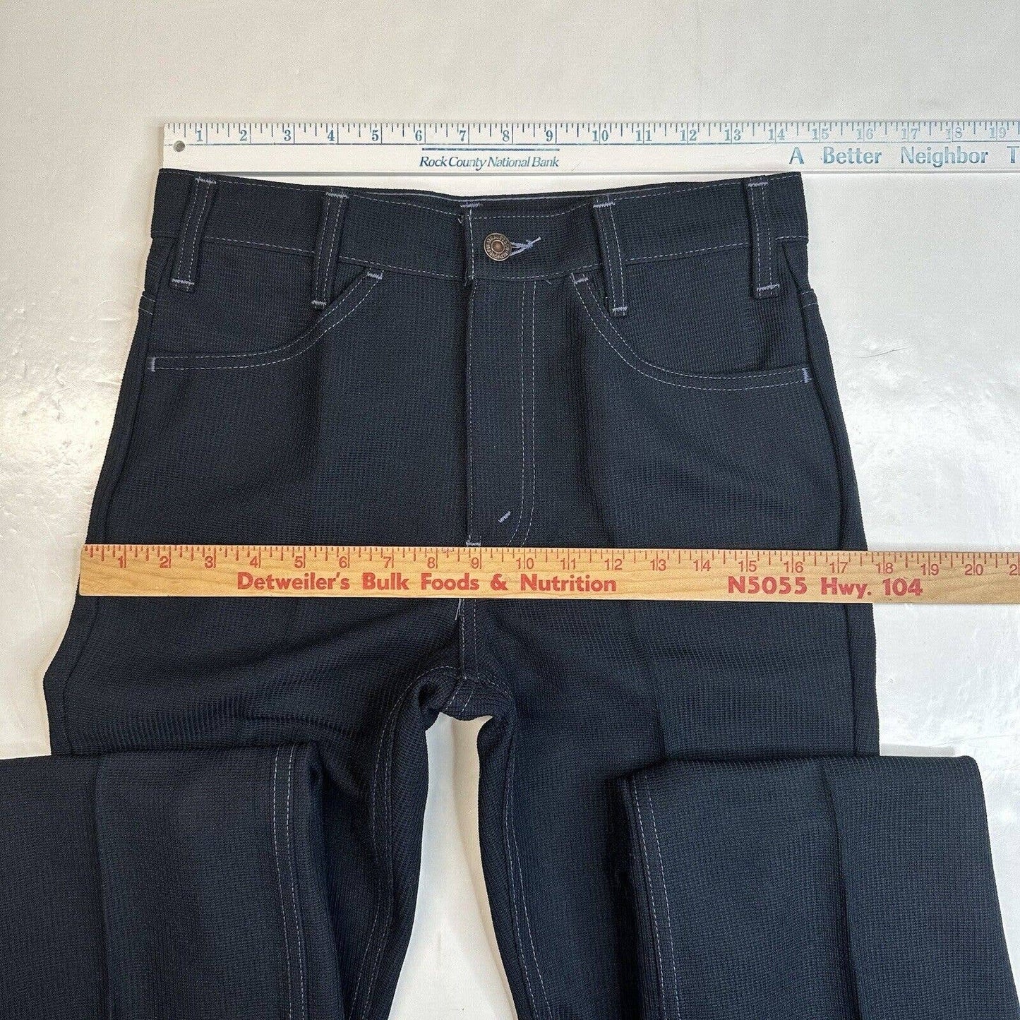 Vintage Levis Saddleman Knit Bootcut Jeans Mens 30x32 (Actual 29x33) USA NEW
