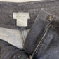 St. John Sport Straight Leg Jeans Sz 8 Womens High Rise Dark Gray Stretch Short