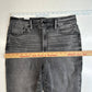 Good American Good Legs Stove Pipe Jeans 14/32 High Rise Gray Black Denim NEW