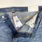 American Eagle Super Hi-Rise Flare Jeans 18 Stretch Blue Denim Distressed NEW