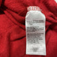 Chicos Zenergy Soft Sweatshirt Tunic Top Sz 3 (XL) Red Long Sleeve Side Zippers