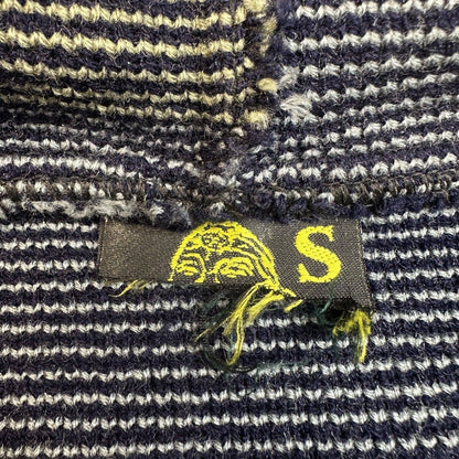 Tejidos Ruminahui Alpaca Hooded Sweater Jacket Sz Small Blue Zip Up Aztec Hoodie