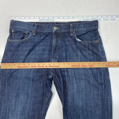 Denim & Supply Ralph Lauren Straight Leg Jeans Mens 36 100% Cotton Dark Wash