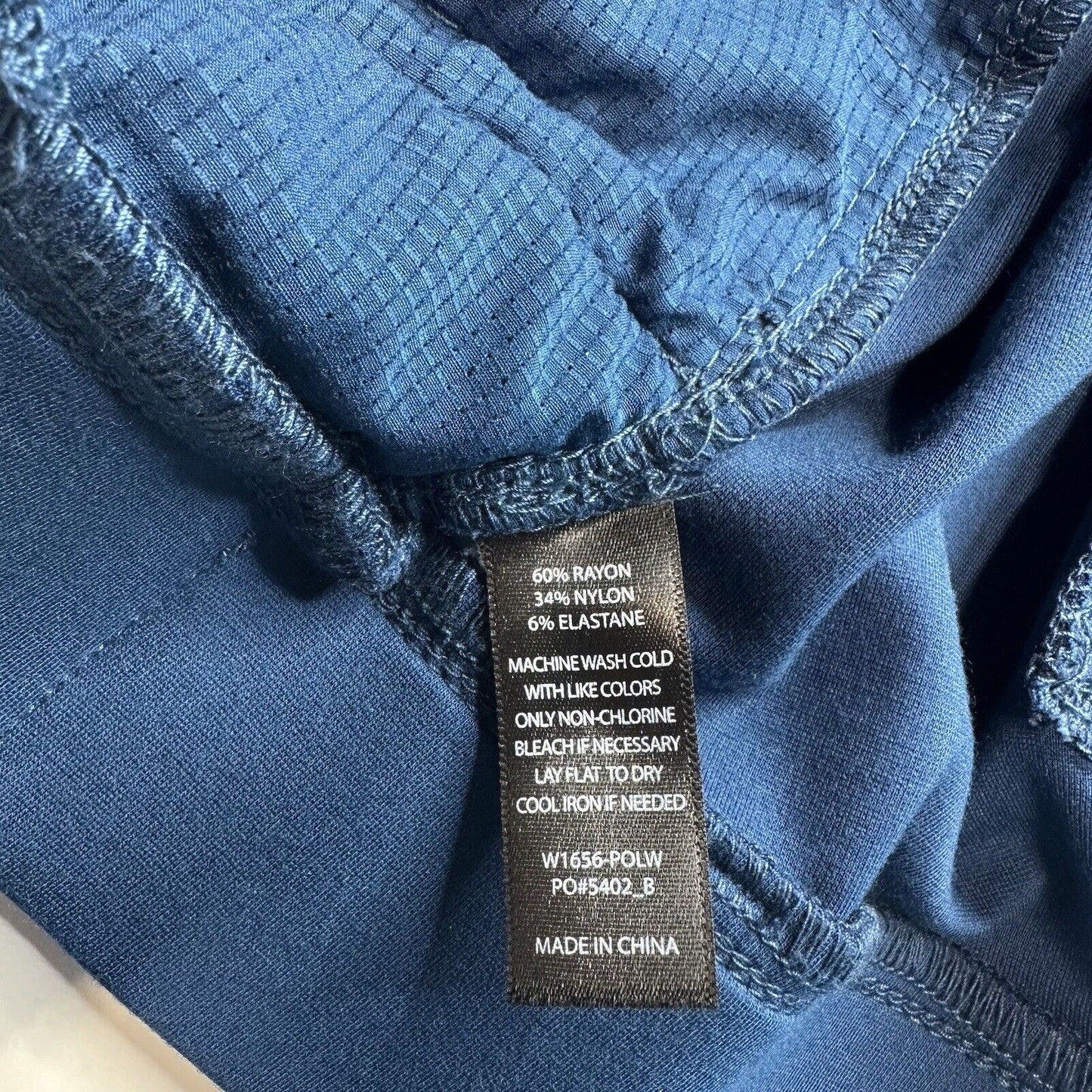 Betabrand Cosmo Lite Dress Pant Yoga Pants 3X Petite Blue Pull On Ponte Crop