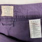 H&M L.O.G.G. Corduroy Ruffle Skirt Sz 8 Womens Purple Short 100% Cotton Side Zip