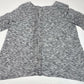 Knox Rose V-Neck Waffle Knit Top XXL Gray Long Sleeve Soft Stretchy Shirt EUC