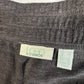 Logo Lounge Skinny Pants Sz Large Gray Pull On Stretch Soft Casual Lace Hem