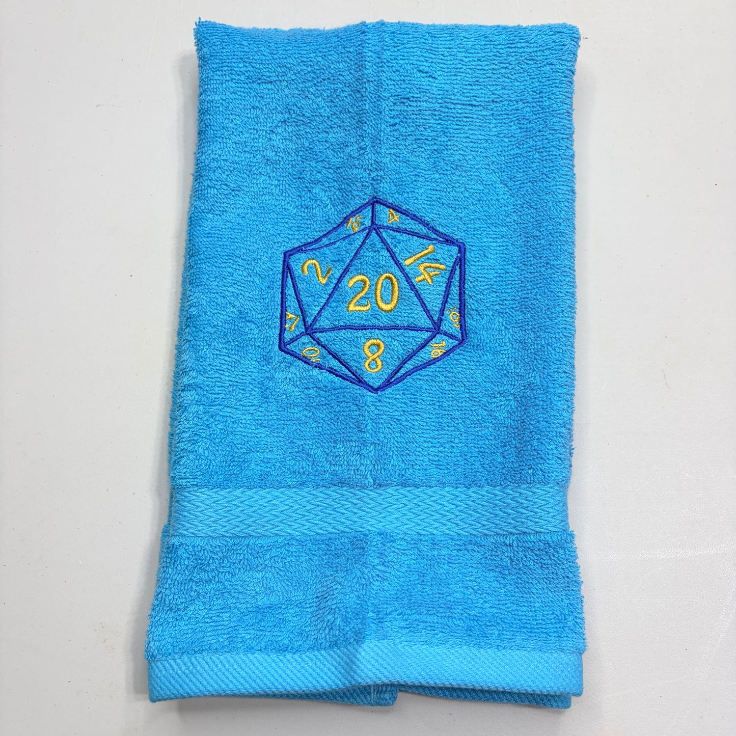 Dungeons & Dragons Towels Embroidered Hand Towel Bathroom Home Decor D&D Fantasy Role Play Gamer Gift