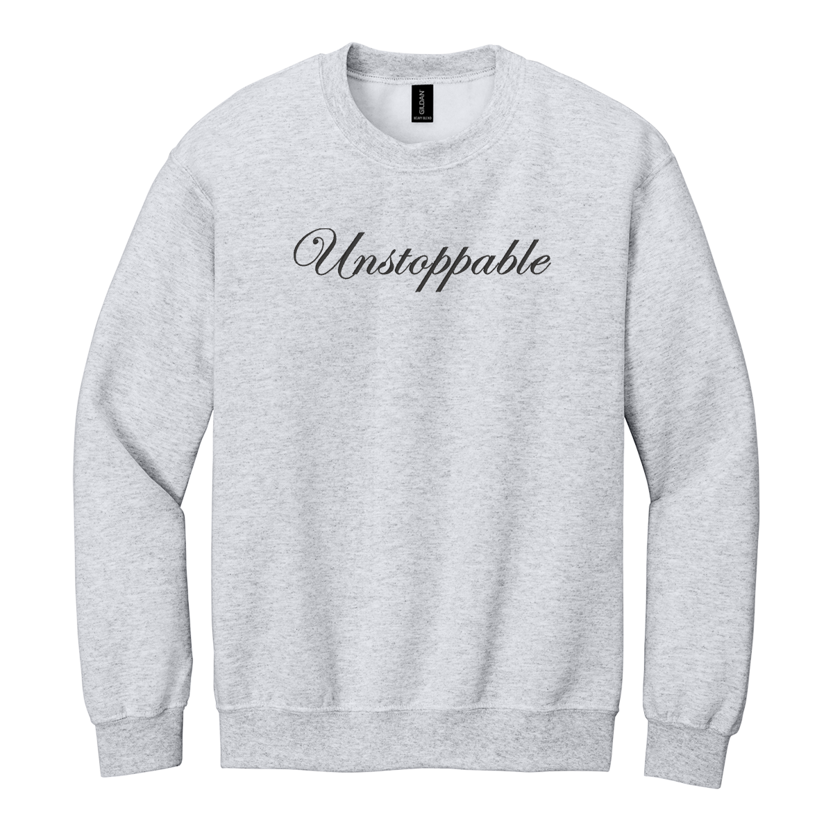 Unstoppable Sweatshirt Embroidered ADULT Hoodie / Crewneck Sweatshirt Unisex Affirmation Positive Inspirational Gift