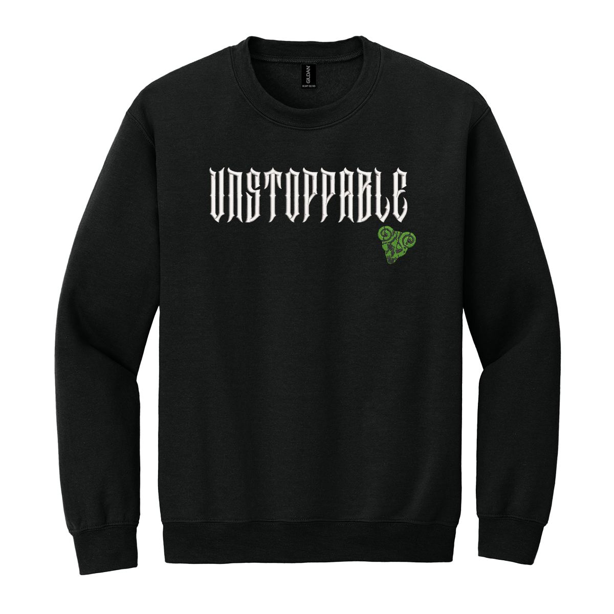 Unstoppable Pick Of Destiny Sweatshirt Embroidered ADULT Hoodie / Crewneck Sweatshirt Unisex Affirmation Positive Inspirational Heavy Metal Lover Gift