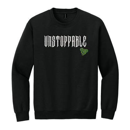 Unstoppable Pick Of Destiny Sweatshirt Embroidered ADULT Hoodie / Crewneck Sweatshirt Unisex Affirmation Positive Inspirational Heavy Metal Lover Gift