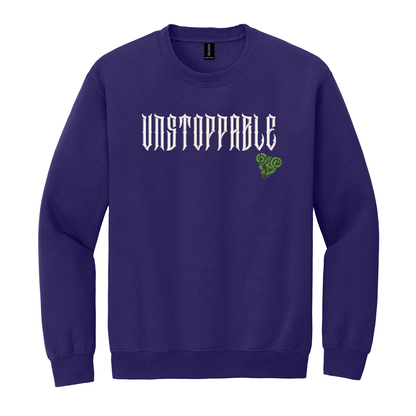 Unstoppable Pick Of Destiny Sweatshirt Embroidered ADULT Hoodie / Crewneck Sweatshirt Unisex Affirmation Positive Inspirational Heavy Metal Lover Gift