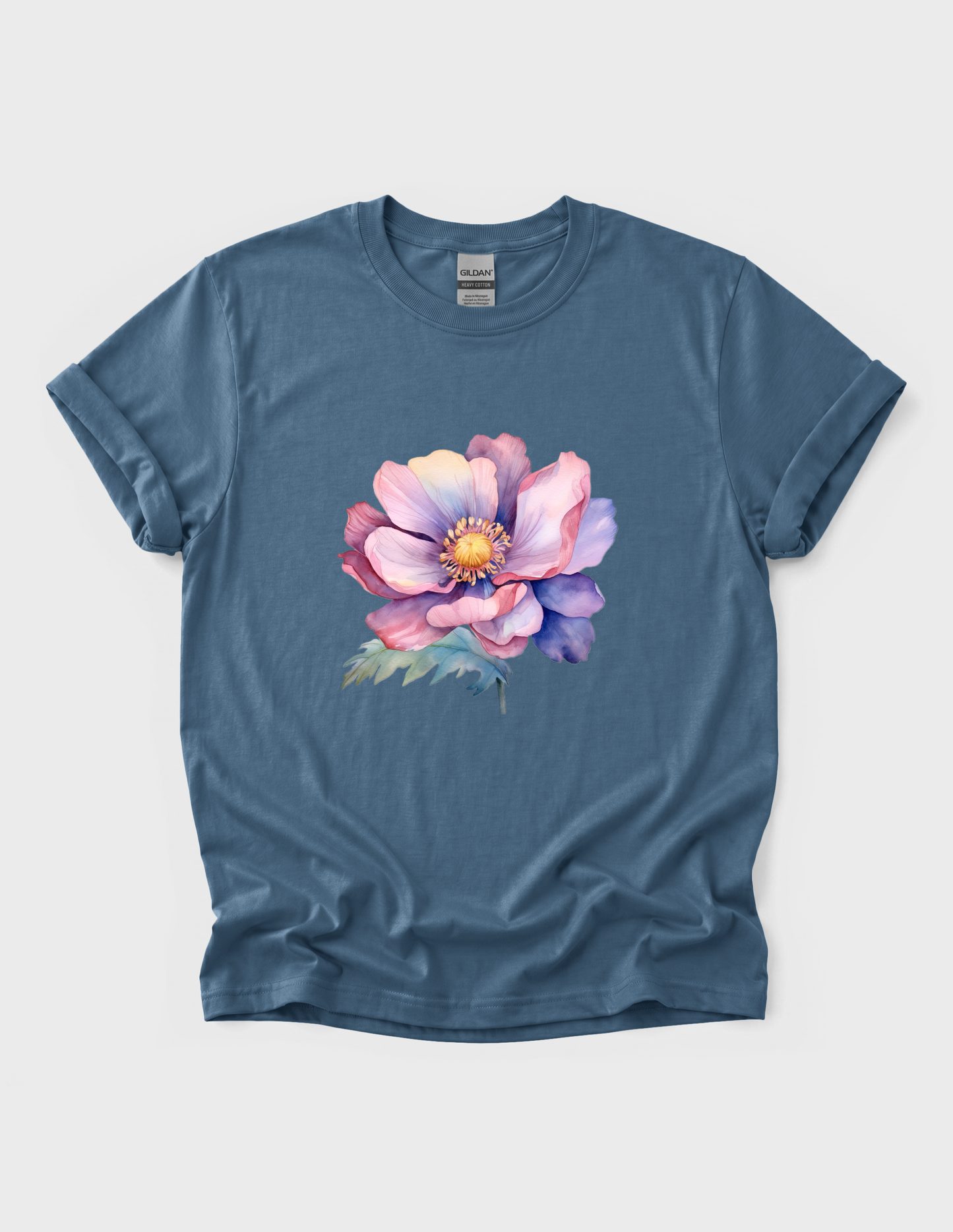 Watercolor Flower Graphic Tee T-shirt or Sweatshirt ADULT Unisex Hoodie / Crewneck Botanical Floral Nature Art Boho Gift