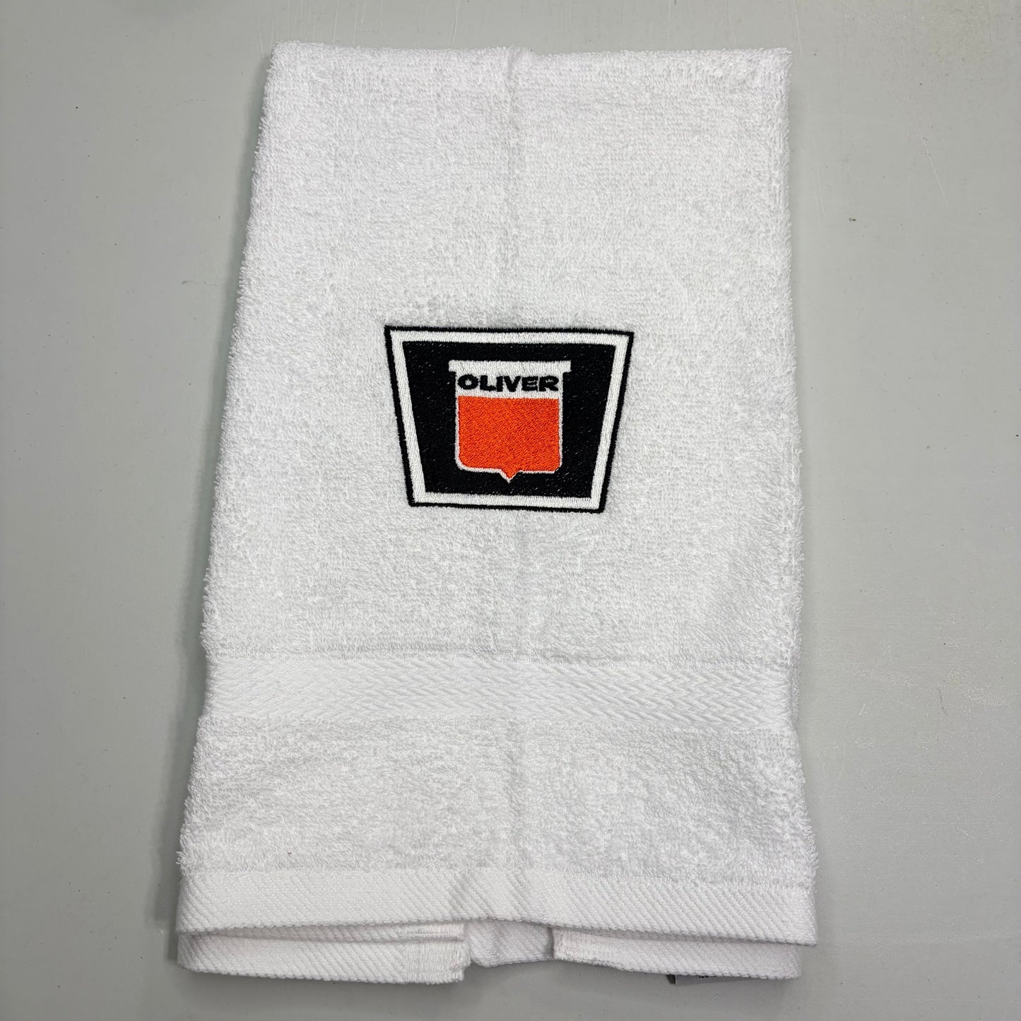 Oliver Tractor Towels Embroidered Hand Towel Bathroom Home Decor Oliver Shield Keystone Farmlife