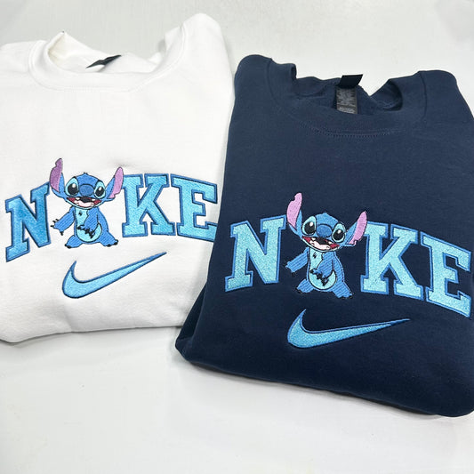 Nike Stitch Embroidered ADULT Hoodie / Crewneck Sweatshirt Unisex Cartoon Movie Lover Gift