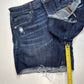American Eagle Super Hi-Rise Shortie 8 Next Level Stretch Denim Jean Distressed
