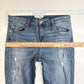 Pistola Audrey Crop Skinny Jeans Sz 30 Denim Blue Ankle Jean Distressed Holes