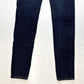Abercrombie Fitch Skinny Jeans Womens 26/2 Lowrise Stretch Denim Blue Dark Wash