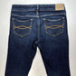 Abercrombie Fitch Skinny Jeans Womens 26/2 Lowrise Stretch Denim Blue Dark Wash