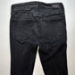Abercrombie Fitch Midrise Super Skinny Jeans 28/6 Stretch Black Denim Ankle