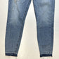Pistola Audrey Crop Skinny Jeans Sz 30 Denim Blue Ankle Jean Distressed Holes