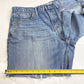 BKE Buckle Seth Cut Off Shorts Mens 36 Denim Blue Jean Short Distress Light Wash